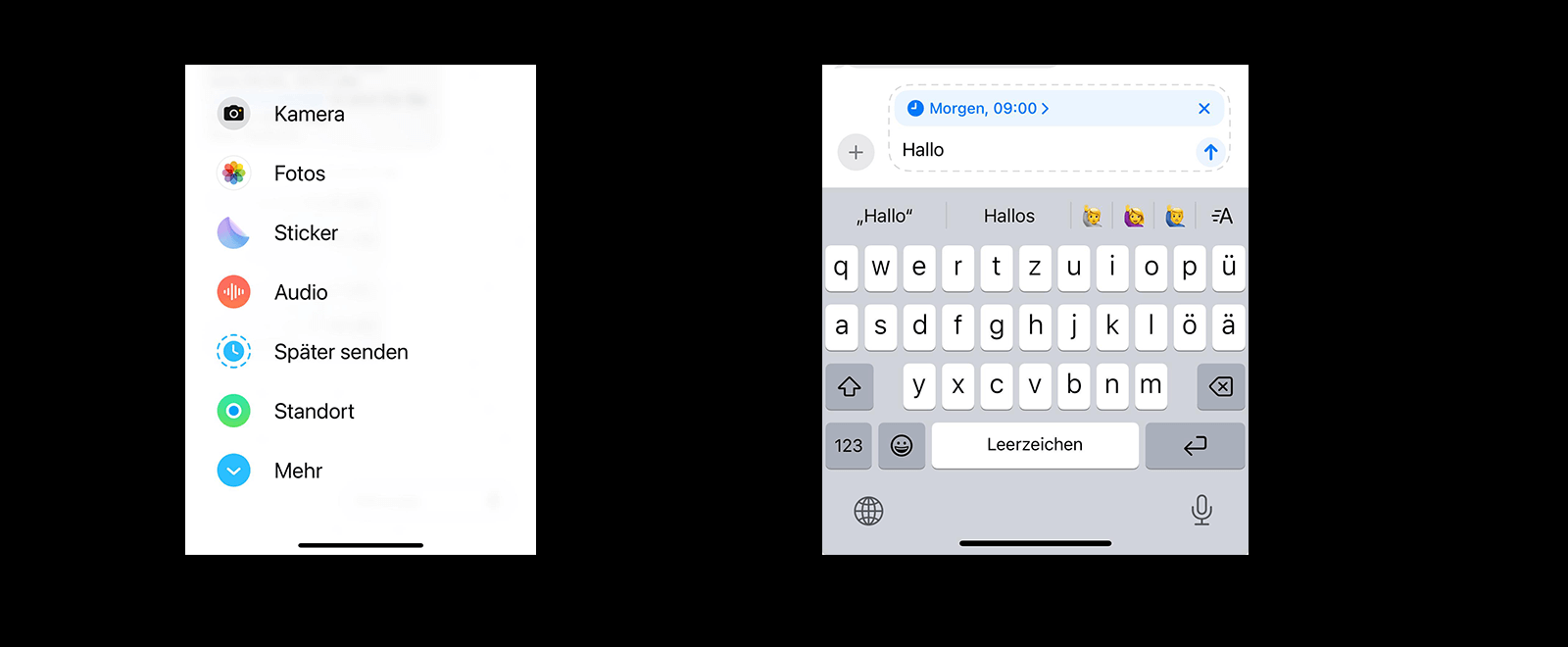 iMessage Versand zu fester Uhrzeit planen